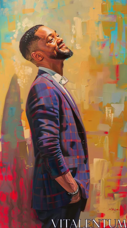 AI ART Will Smith Artistic Portrait