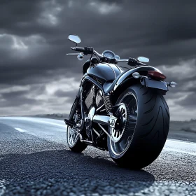 Motorcycle on a Road