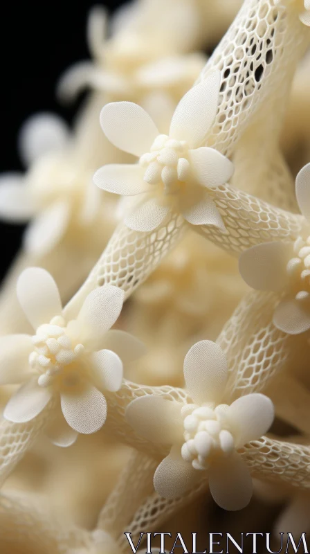3D Printed Flower Art - A Fusion of Ivory Coast and Thai Artistry AI Image