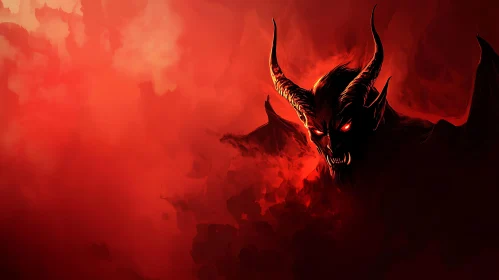 Crimson Demon: A Fiery Descent