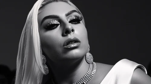 Lady Gaga's Elegant and Glamorous Portrait