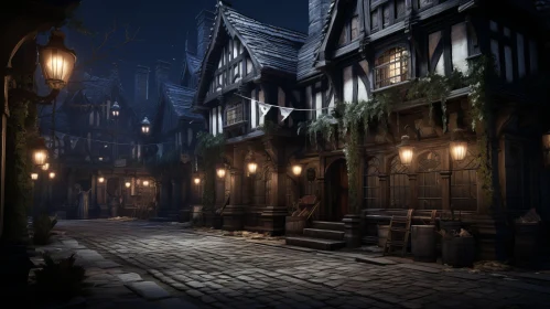 Medieval City at Night: An Unreal Engine Masterpiece