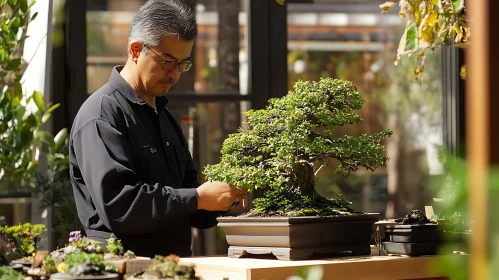 The Gardener and Bonsai