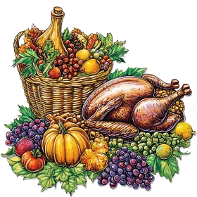 Autumn Harvest Bounty: A Thanksgiving Delight