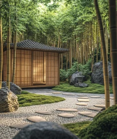 Tranquil Bamboo Forest Retreat