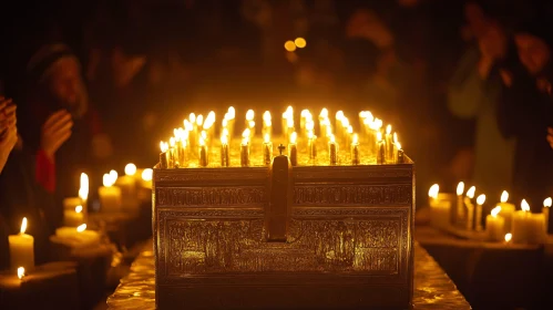 Illuminated Religious Chest