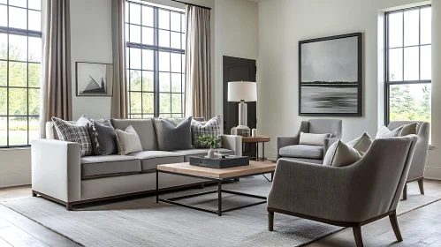 Calm and Inviting Interior Space