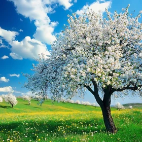 Spring Blossom in the Field