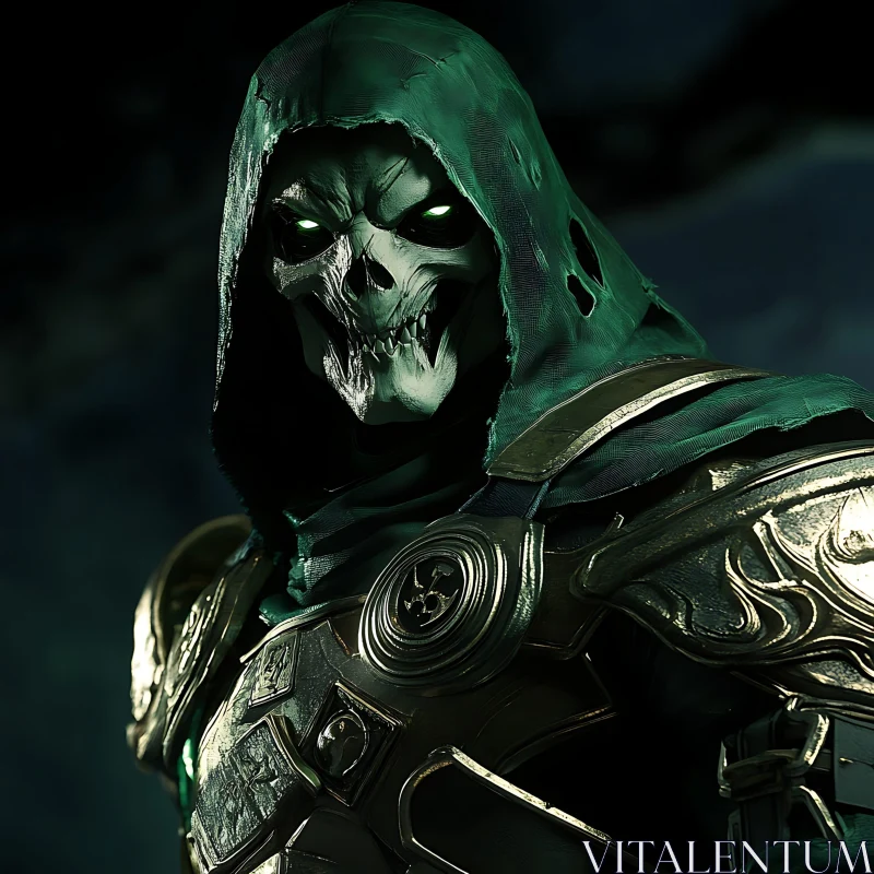 Emerald Armored Reaper AI Image