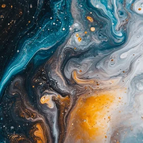 Colorful Swirls Abstract Art