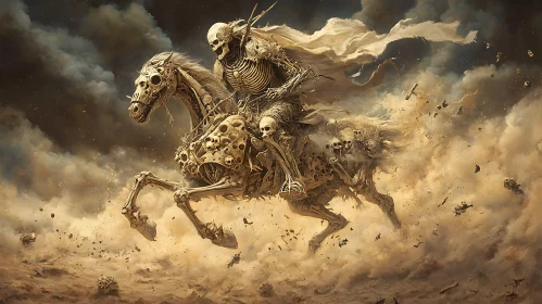 Macabre Horseman of the Apocalypse