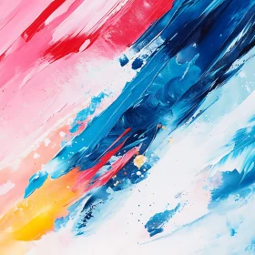 Energetic Colorful Abstract Art