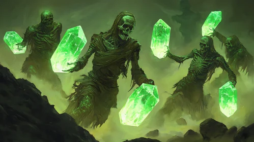 Skeletal Guardians of the Green Glow