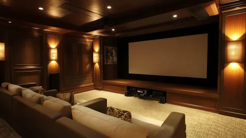 Cozy Home Cinema Room