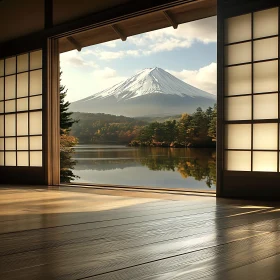Fuji Mountain View from Traditional Room