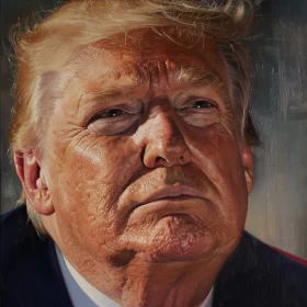 Donald Trump's Detailed Portrait