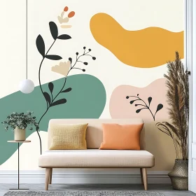 Abstract Interior Decor Scene