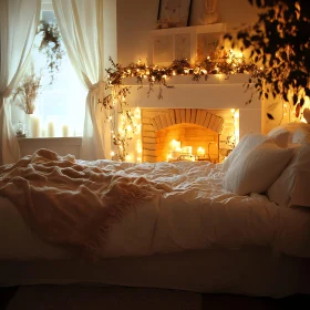 Warm and Serene Bedroom Interior