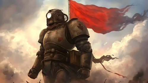 Futuristic Robot Warrior