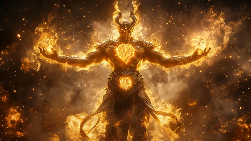 Flaming Demon
