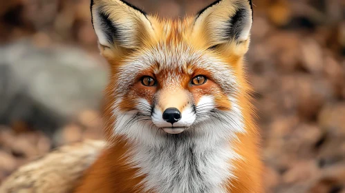 Captivating Fox Stare - Animal Kingdom