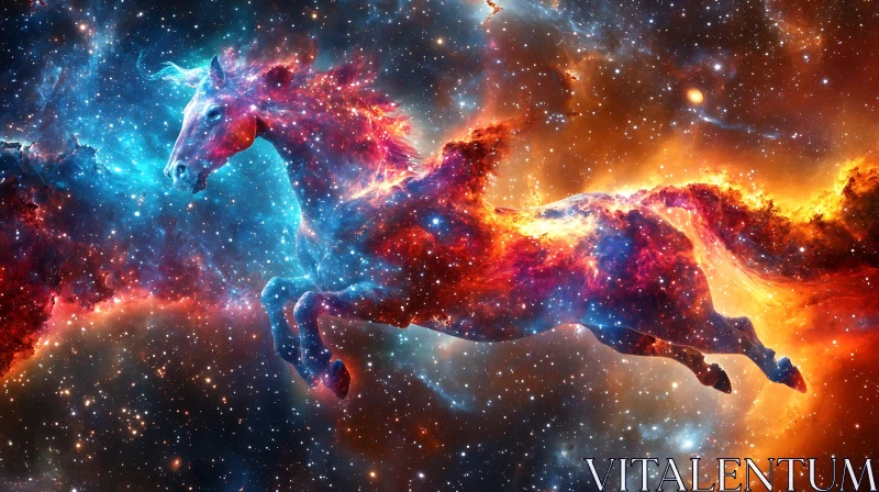 Nebula Horse: Cosmic Gallop