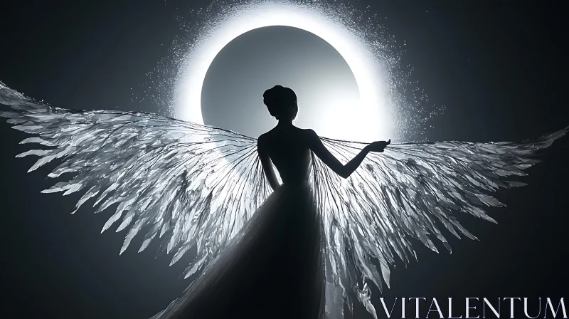 Ethereal Angel with Wings
