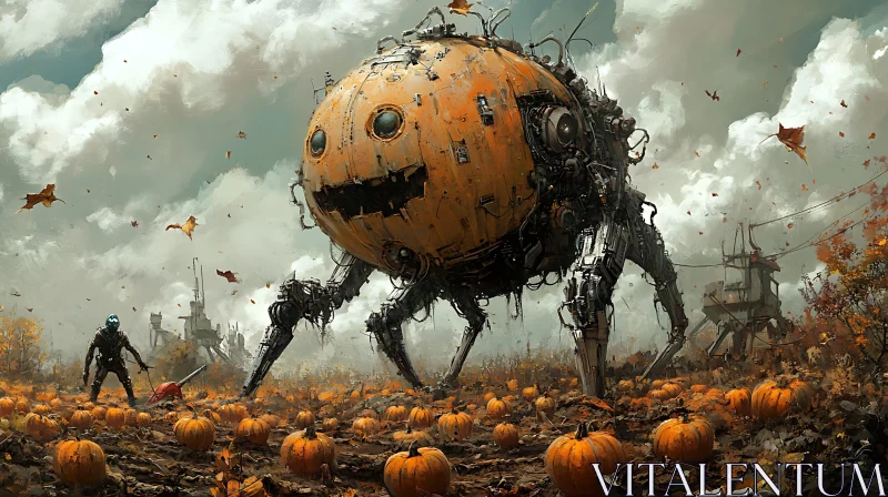 Mechanical Pumpkin Walker