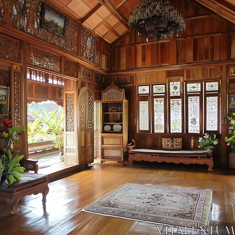 Elaborate Woodwork Interior