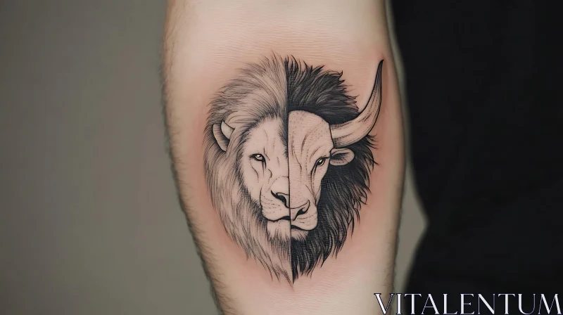 Fusion Animal Tattoo Design
