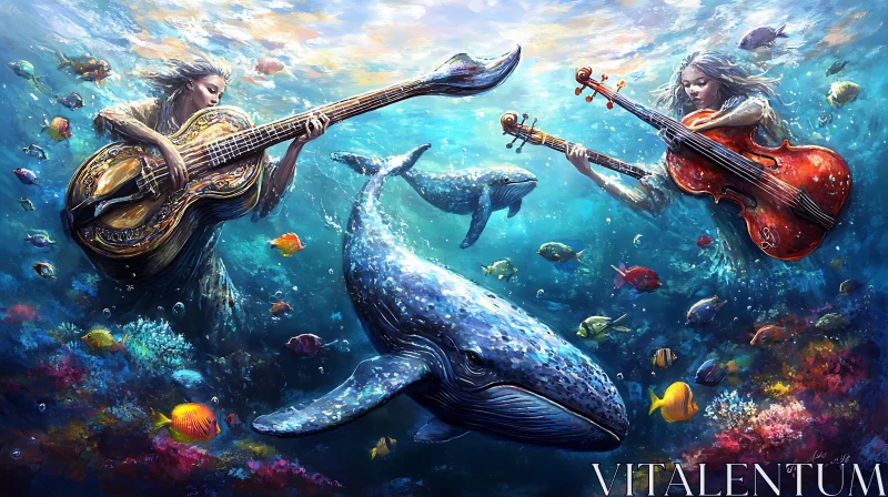 Oceanic Melodies: A Whale's Serenade