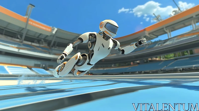 Futuristic Robot Sports