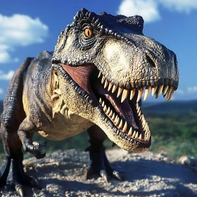 T-Rex Roar in Prehistoric Times
