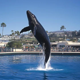 Whale Leaping Spectacle