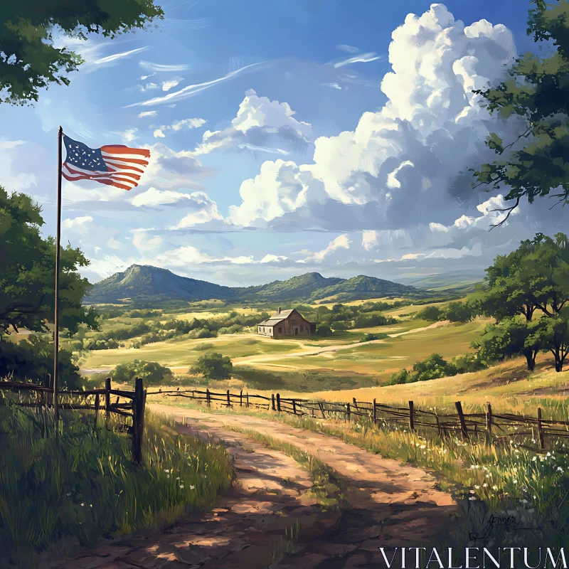 Rural America: A Country Road View