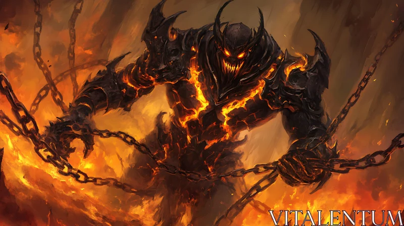 Chained Demon of the Inferno