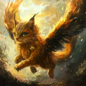 Golden Feline Flight
