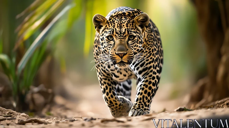 Wild Leopard Approaching