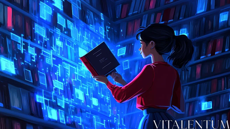 Library with Digital Accents