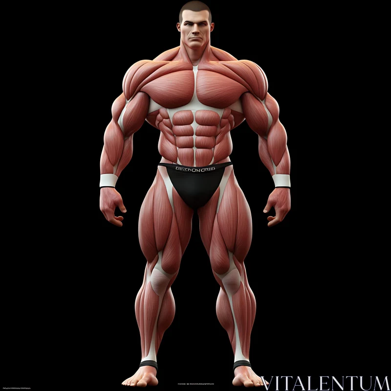 Intricate Human Musculature Concept Art