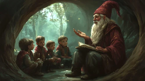 Forest Tales: Wizard and Young Listeners