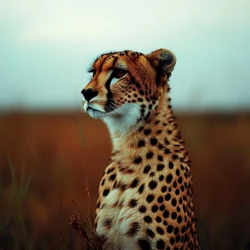 Serengeti Cheetah Portrait