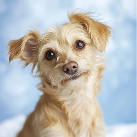 Cute Puppy with Expressive Eyes