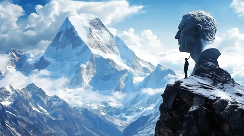 Summit Sculpture: A Man's Reach