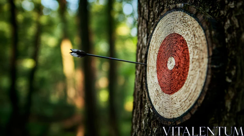 Bullseye in the Woods: Archery Target