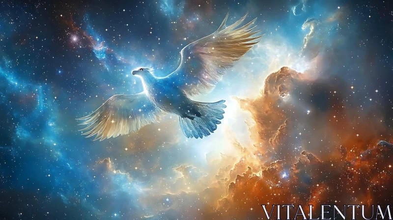 Cosmic Bird in Flight