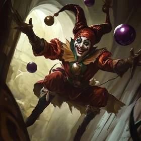 Jester juggling orbs