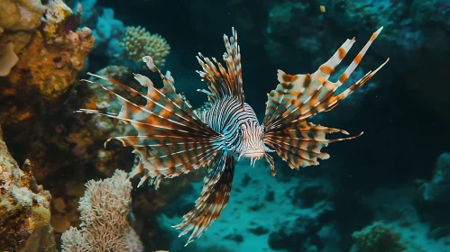 Underwater world with Lionfish