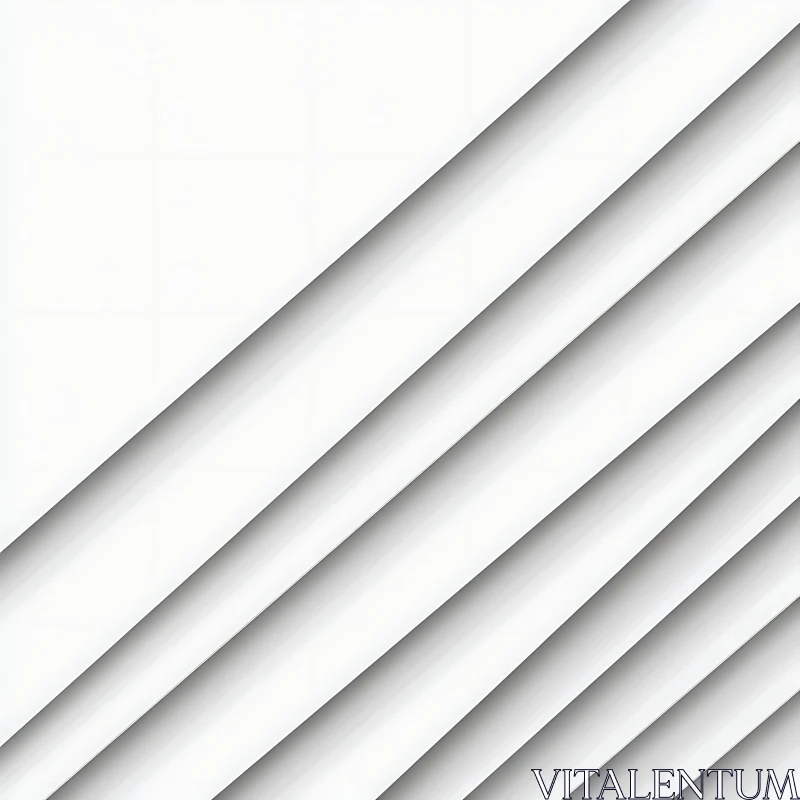 Minimalist White Lines Design AI Image