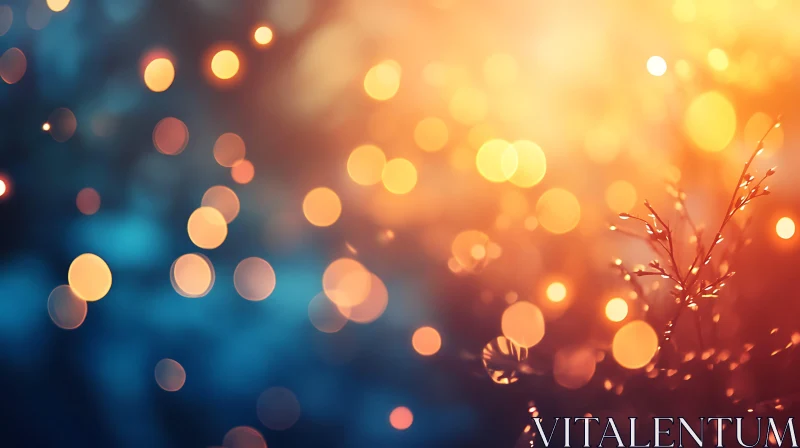 Warm Bokeh Lights Dreamscape